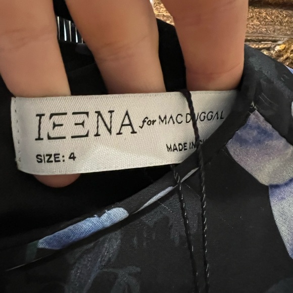 NWT Ieena for MAC DUGGAL Floral Cape Mini Shift Dress 4 - Picture 8 of 16